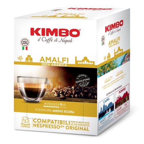 kimbo amalfi nespresso 50